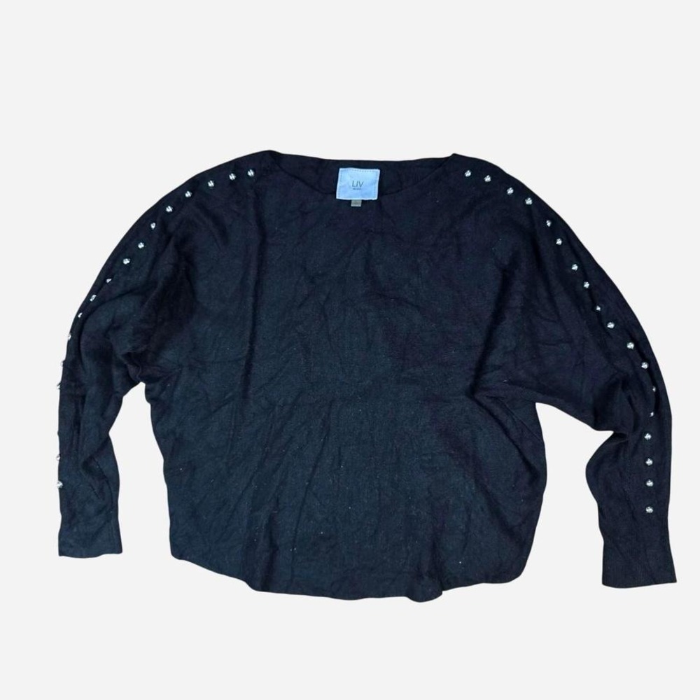 Liv Milano black sweater size L